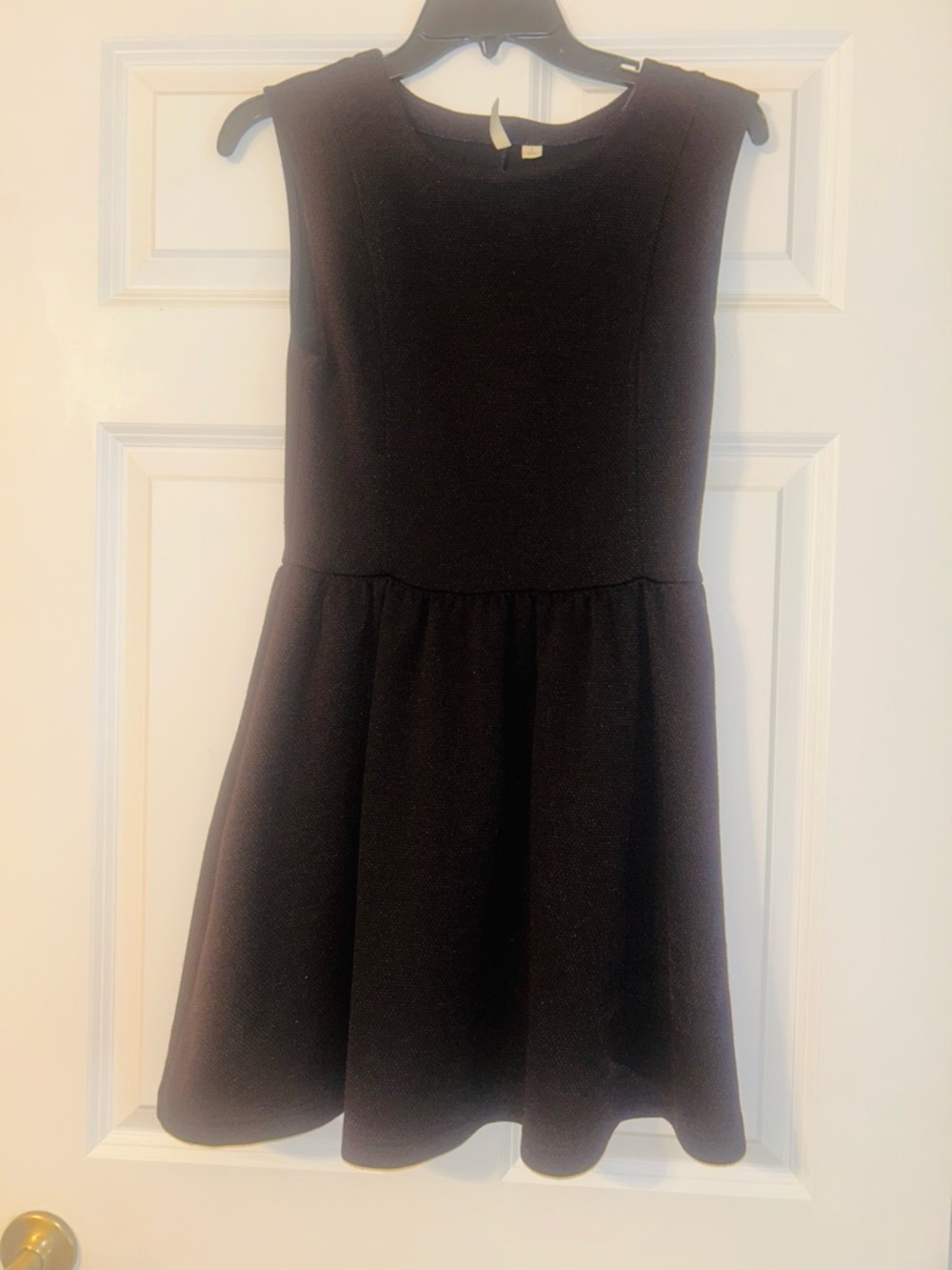 Black Sleeveless Short Stretch Dress Small